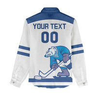 Custom Norway Hockey Women Casual Shirt Norge Polar Bears