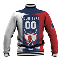 Custom France Hockey Baseball Jacket Les Bleus Go Champions