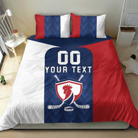 Custom France Hockey Bedding Set Les Bleus Go Champions