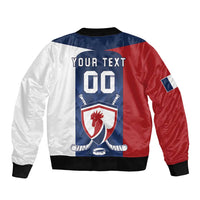Custom France Hockey Bomber Jacket Les Bleus Go Champions