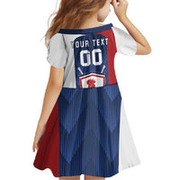 Custom France Hockey Family Matching Off Shoulder Maxi Dress and Hawaiian Shirt Les Bleus Go Champions