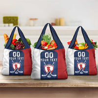 Custom France Hockey Grocery Bag Les Bleus Go Champions