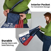 Custom France Hockey Grocery Bag Les Bleus Go Champions