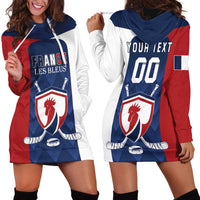 Custom France Hockey Hoodie Dress Les Bleus Go Champions