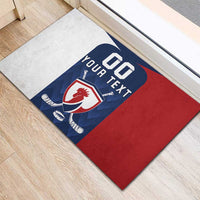 Custom France Hockey Rubber Doormat Les Bleus Go Champions