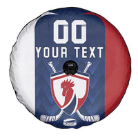 Custom France Hockey Spare Tire Cover Les Bleus Go Champions
