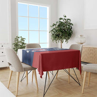 Custom France Hockey Tablecloth Les Bleus Go Champions