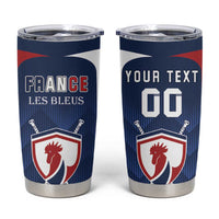 Custom France Hockey Tumbler Cup Les Bleus Go Champions