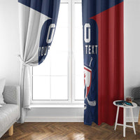 Custom France Hockey Window Curtain Les Bleus Go Champions