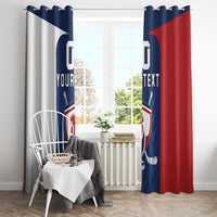 Custom France Hockey Window Curtain Les Bleus Go Champions