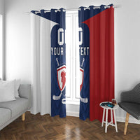 Custom France Hockey Window Curtain Les Bleus Go Champions