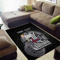 Personalized Viking Faroe Islands Area Rug Valhalla Viking Pattern
