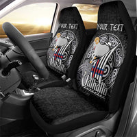 Personalized Viking Faroe Islands Car Seat Cover Valhalla Viking Pattern
