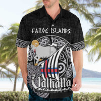 Personalized Viking Faroe Islands Hawaiian Shirt Valhalla Viking Pattern