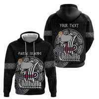 Personalized Viking Faroe Islands Hoodie Valhalla Viking Pattern