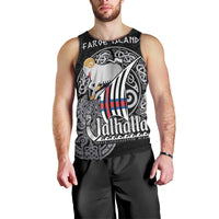 Personalized Viking Faroe Islands Men Tank Top Valhalla Viking Pattern