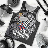 Personalized Viking Faroe Islands Men Tank Top Valhalla Viking Pattern