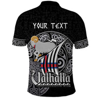 Personalized Viking Faroe Islands Polo Shirt Valhalla Viking Pattern