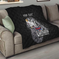 Personalized Viking Faroe Islands Quilt Valhalla Viking Pattern