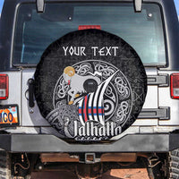 Personalized Viking Faroe Islands Spare Tire Cover Valhalla Viking Pattern