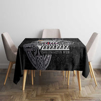 Personalized Viking Faroe Islands Tablecloth Valhalla Viking Pattern