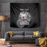 Personalized Viking Faroe Islands Tapestry Valhalla Viking Pattern