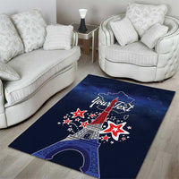 Personalized Happy Bastille Day Area Rug Vive la France!