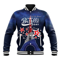Personalized Happy Bastille Day Baseball Jacket Vive la France!