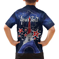 Personalized Happy Bastille Day Family Matching Summer Maxi Dress and Hawaiian Shirt Vive la France!