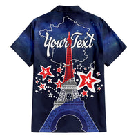 Personalized Happy Bastille Day Family Matching Summer Maxi Dress and Hawaiian Shirt Vive la France!