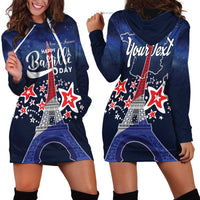 Personalized Happy Bastille Day Hoodie Dress Vive la France!