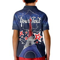 Personalized Happy Bastille Day Kid Polo Shirt Vive la France!