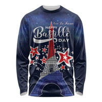 Personalized Happy Bastille Day Long Sleeve Shirt Vive la France!