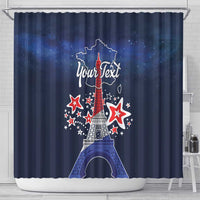 Personalized Happy Bastille Day Shower Curtain Vive la France!