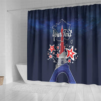 Personalized Happy Bastille Day Shower Curtain Vive la France!