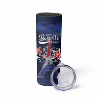 Personalized Happy Bastille Day Skinny Tumbler Vive la France!