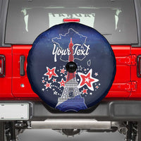 Personalized Happy Bastille Day Spare Tire Cover Vive la France!