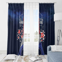 Personalized Happy Bastille Day Window Curtain Vive la France!