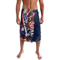 French American Heritage Month Lavalava Gallic Rooster And Bald Eagle