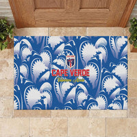 Football Cape Verde Blue Sharks Rubber Doormat Rise Again Island