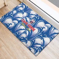Football Cape Verde Blue Sharks Rubber Doormat Rise Again Island