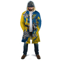 Sweden Flag Day Cloak Majestic Elk Floral Nordic Heritage