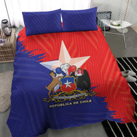 Chile Coat Of Arms Bedding Set With Flag Style - Wonder Print Shop
