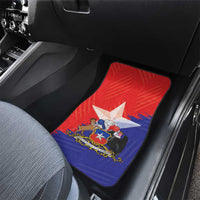 Chile Coat Of Arms Car Mats With Flag Style - Wonder Print Shop