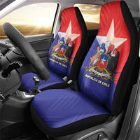 Chile Coat Of Arms Car Seat Cover With Flag Style - Wonder Print Shop
