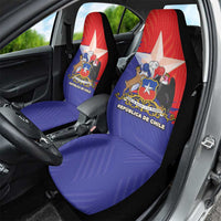 Chile Coat Of Arms Car Seat Cover With Flag Style - Wonder Print Shop