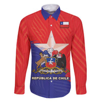Chile Coat Of Arms Family Matching Long Sleeve Bodycon Dress and Hawaiian Shirt With Flag Style - Wonder Print Shop