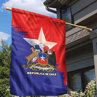Chile Coat Of Arms Garden Flag With Flag Style - Wonder Print Shop
