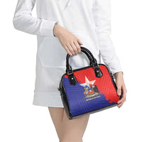 Chile Coat Of Arms Shoulder Handbag With Flag Style