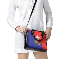 Chile Coat Of Arms Shoulder Handbag With Flag Style